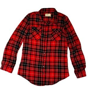 Inso Red Flannel Shirt Large